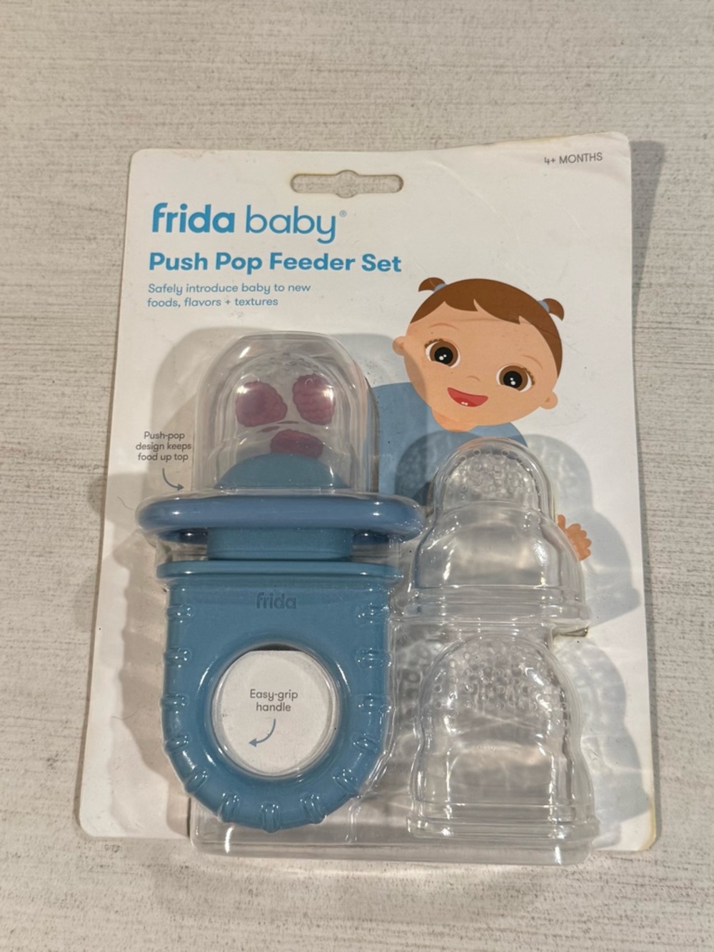 frida baby Blue Push Pop Feeder Set